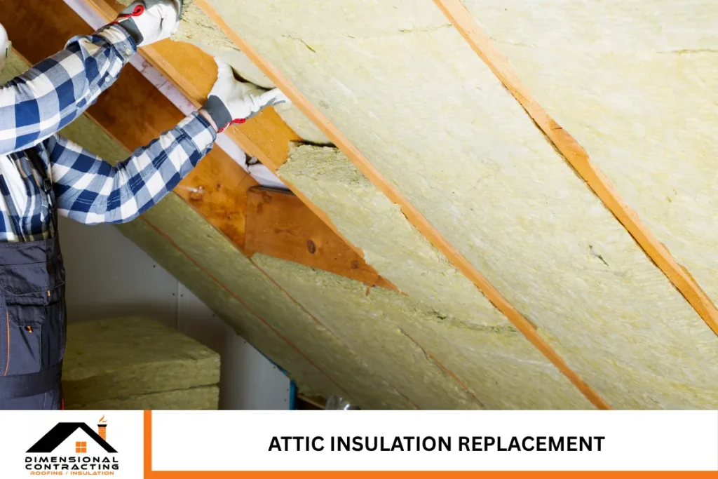 A fresh layer of blown-in insulation on an attic floor