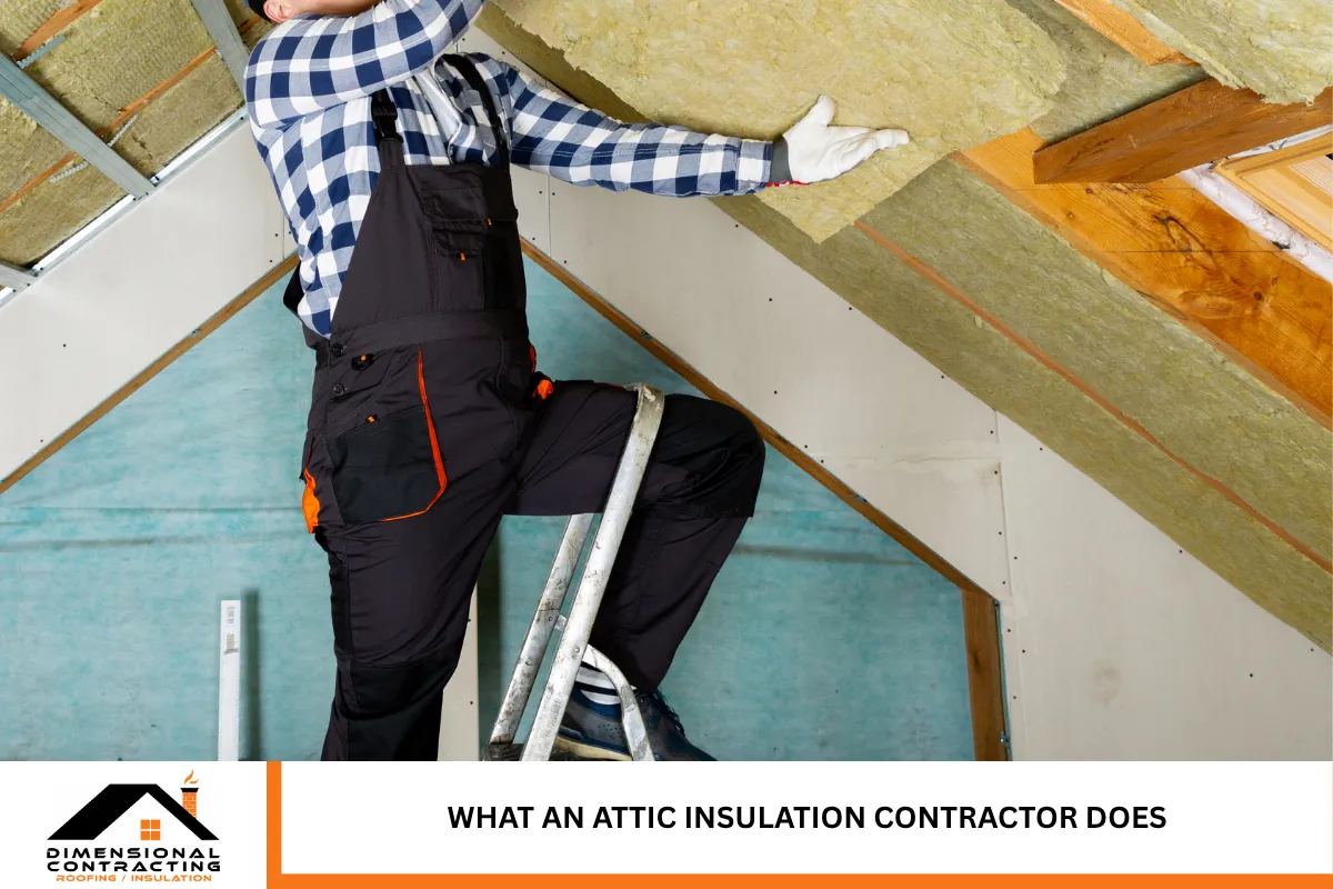 What an Attic Insulation Contractor Does